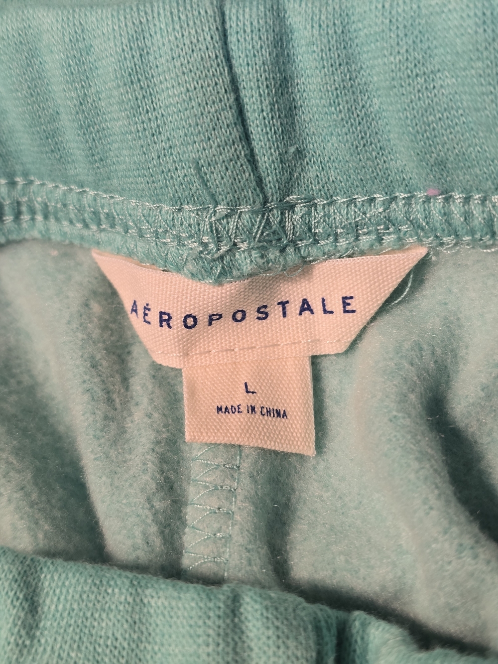 Aeropostale Teal Zip Hoodie and Joggers Set Sz L - Picture 2 of 5